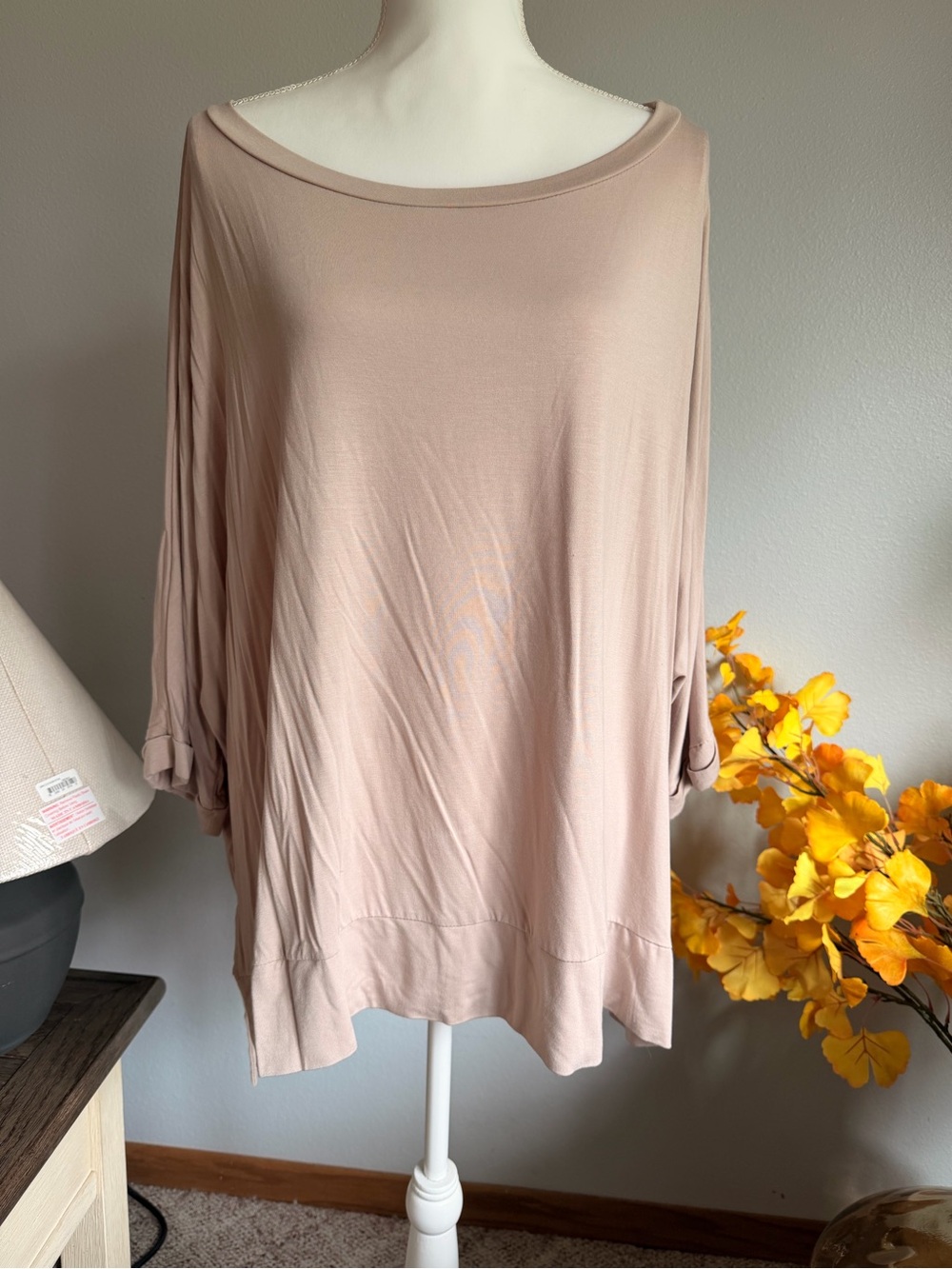 Relaxed Boatneck Women's Top